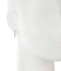 Argento Vivo Two Tone Oval Hoop Earrings Set