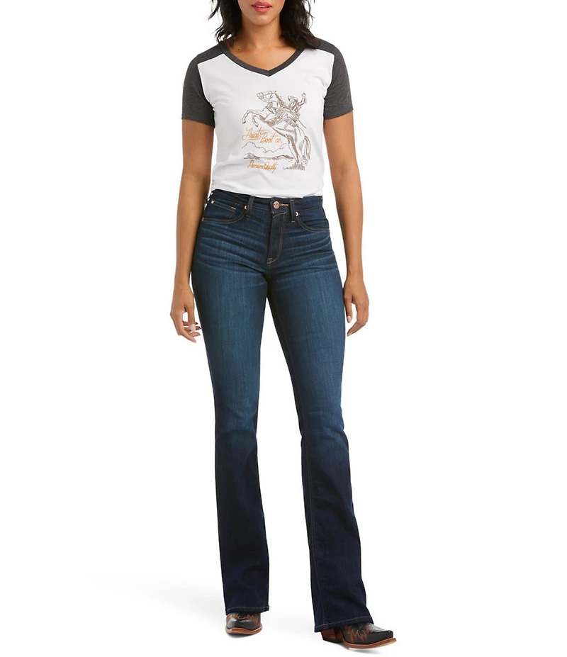 Ariat R.E.A.L. High Rise Ballary Boot Cut Jeans