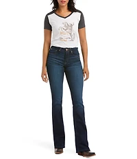 Ariat R.E.A.L. High Rise Ballary Boot Cut Jeans