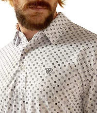 Ariat Allover Printed Short Sleeve Polo Shirt
