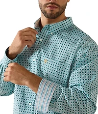 Ariat Andy Classic Fit Wrinkle Free Printed Woven Shirt