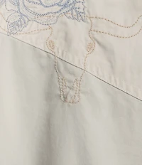 Ariat Ashville Western Embroidered Point Collar Long Sleeve Pearl Snap Shirt