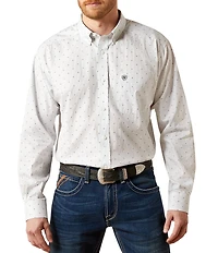 Ariat Avery Classic Fit Wrinkle Free Printed Long Sleeve Woven Shirt