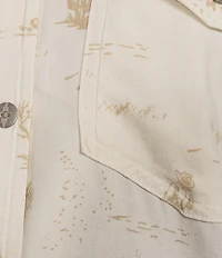 Ariat Badlands Collared Short Sleeve Snap Front Camp Shirt