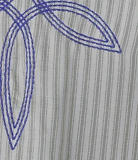 Ariat Bella Sheer Stripe Elbow Sleeve Open Front Embroidered Duster