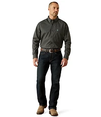 Ariat Belmont Classic Fit Long Sleeve Printed Woven Shirt