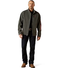 Ariat Big & Tall American Flag Logo Softshell Jacket