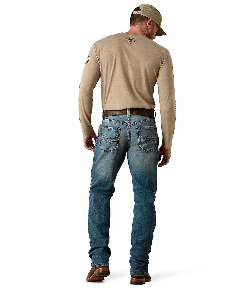 Ariat Big & Tall M4 Relaxed Low Rise Stretch Stockton Stackable Straight Leg Jeans