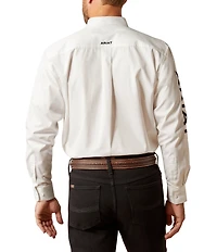 Ariat Big & Tall Team Logo Twill Long Sleeve Woven Shirt