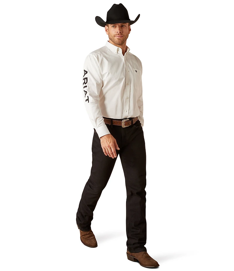 Ariat Big & Tall Team Logo Twill Long Sleeve Woven Shirt