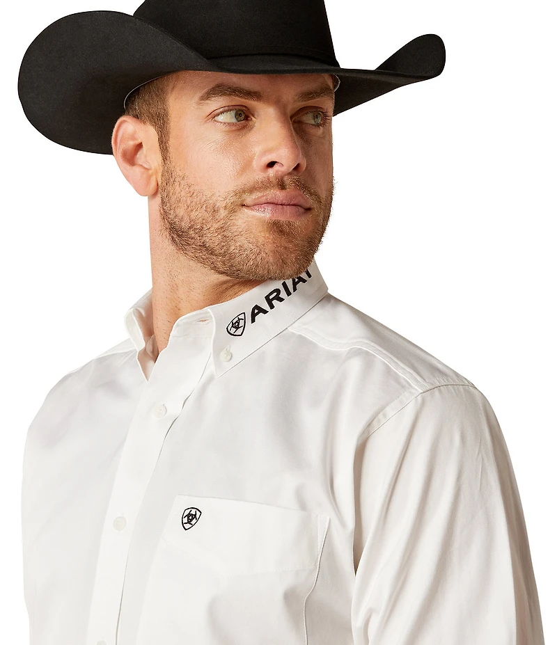 Ariat Big & Tall Team Logo Twill Long Sleeve Woven Shirt