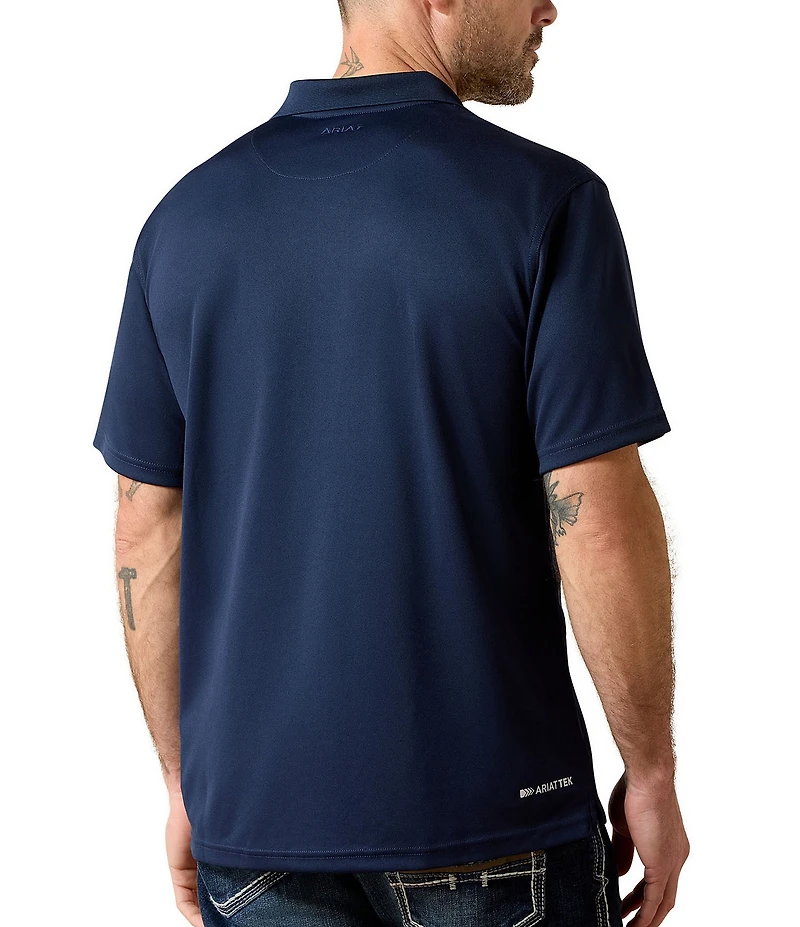 Ariat Big & Tall TEK Performance Short Sleeve Polo Shirt