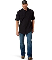 Ariat Big & Tall VenTEK Outbound Classic Fit Short Sleeve Woven Shirt