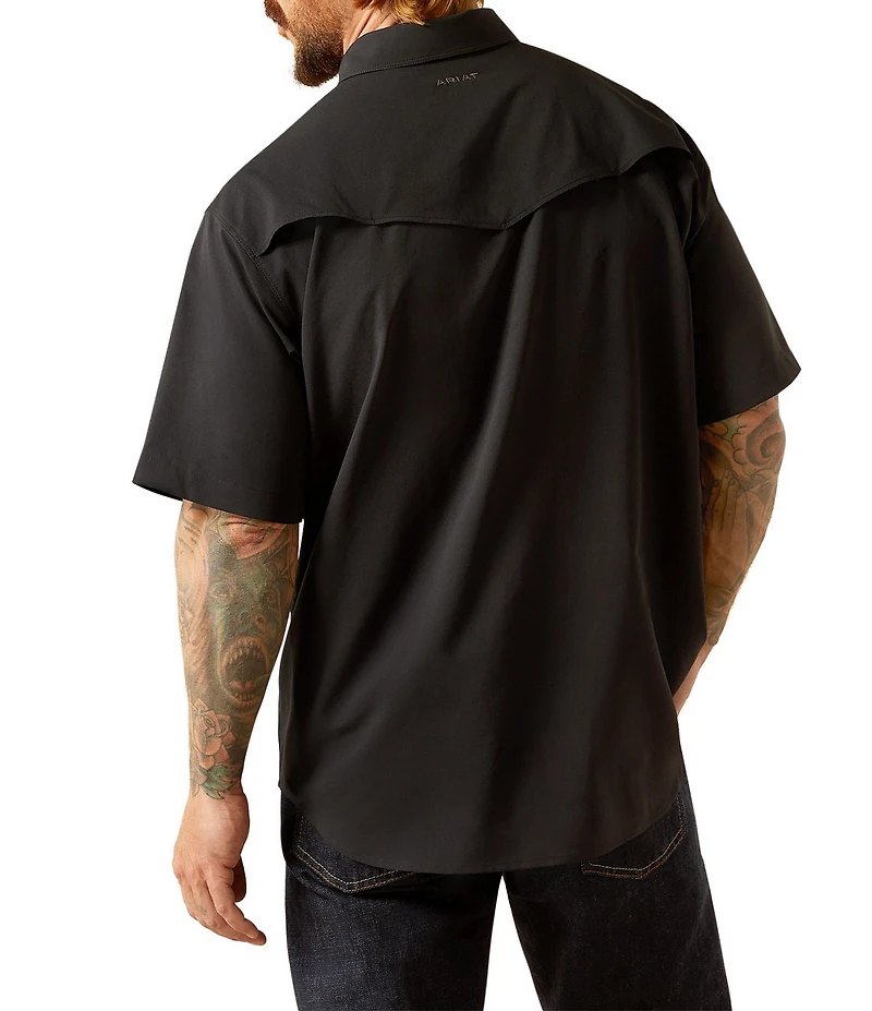Ariat Big & Tall Western Venttek Short Sleeve Woven Shirt
