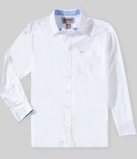 Ariat Big & Tall Wrinkle Free Solid Classic Fit Long Sleeve Woven Shirt