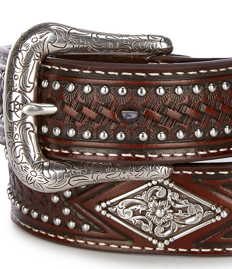 Ariat Big Boys Diamond Shape Concho Belt