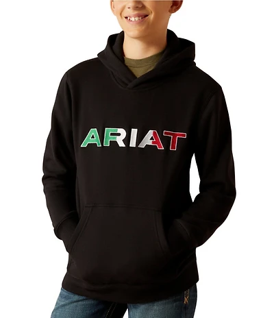 Ariat Big Boys Long Sleeve Mexico Hoodie