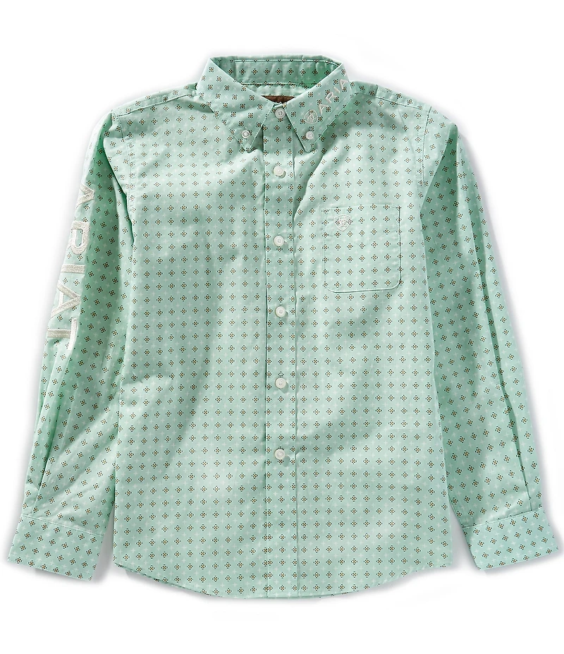 Ariat Big Boys 7-14 Long Sleeve Team Pierson Shirt