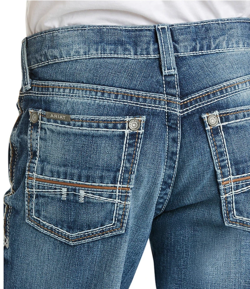 Ariat Big Boys B4 Relaxed Coltrane Bootcut Denim Jeans