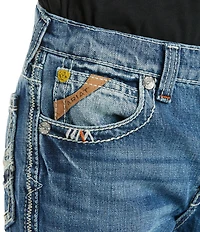 Ariat Big Boys B5 Slim Charger Stackable Slim Fit Straight Leg Denim Jeans