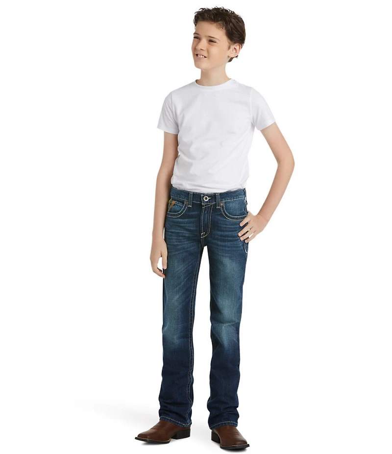 Ariat Big Boys B5 Slim Boundary Stackable Straight Leg Jeans