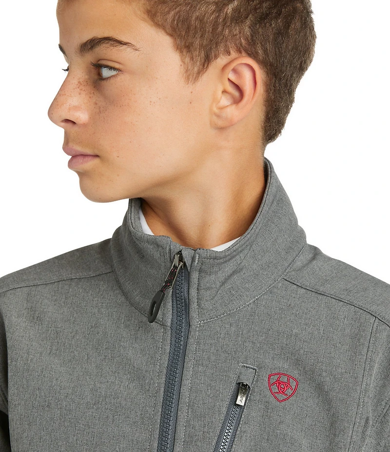 Big Boys 7-14 Long Sleeve Logo 2.0 Softshell Jacket