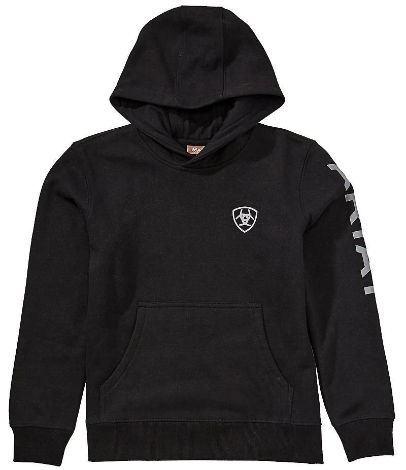 Ariat Big Boys Long Sleeve Logo Pullover Hoodie