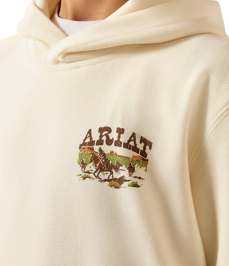 Ariat Big Boys Long Sleeve Pulp Brushed Fleece Hoodie