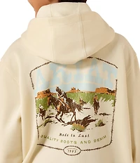 Ariat Big Boys Long Sleeve Pulp Brushed Fleece Hoodie