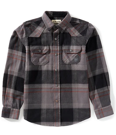 Ariat® Big Boys Long Sleeve Retro Hernandez Shirt