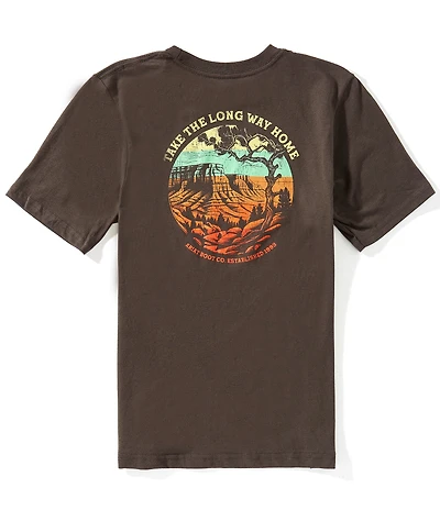 Ariat Big Boys Long Way Short-Sleeve T-Shirt