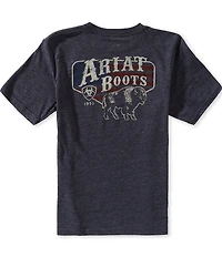 Ariat Big Boys Short Sleeve American Bison T-Shirt