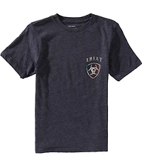 Ariat Big Boys Short Sleeve American Bison T-Shirt