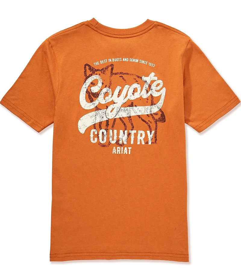Ariat® Big Boys Short Sleeve Coyote Country T-Shirt