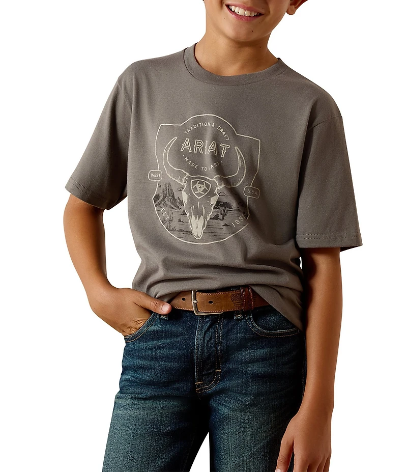 Ariat Big Boys Short-Sleeve Desert Badge T-Shirt