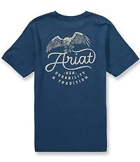 Ariat Big Boys Short-Sleeve Drop Down Eagle T-Shirt