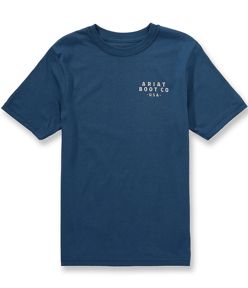 Ariat Big Boys Short-Sleeve Drop Down Eagle T-Shirt