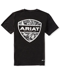 Ariat Big Boys Digi Shield Graphic Short Sleeve T-Shirt