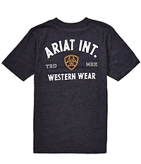 Ariat Big Boys Short Sleeve Outline Shop T-Shirt
