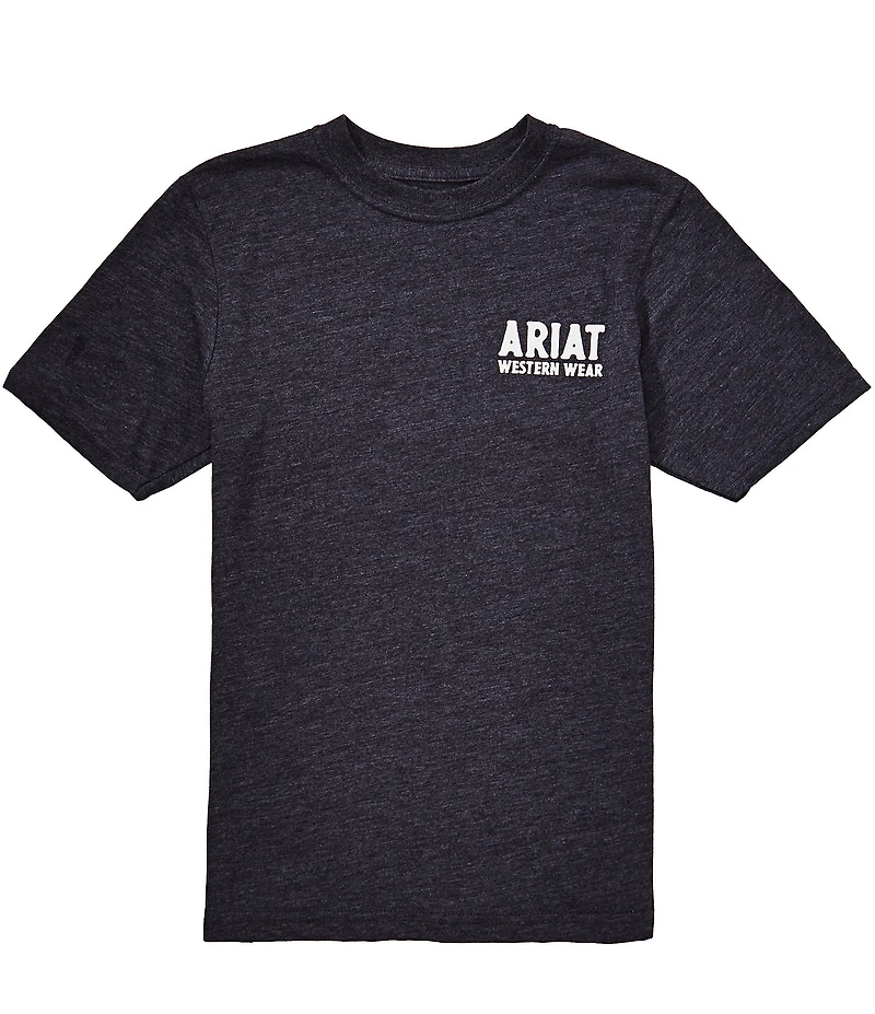 Ariat Big Boys Short Sleeve Outline Shop T-Shirt