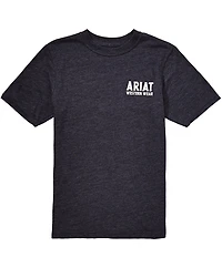Ariat Big Boys Short Sleeve Outline Shop T-Shirt