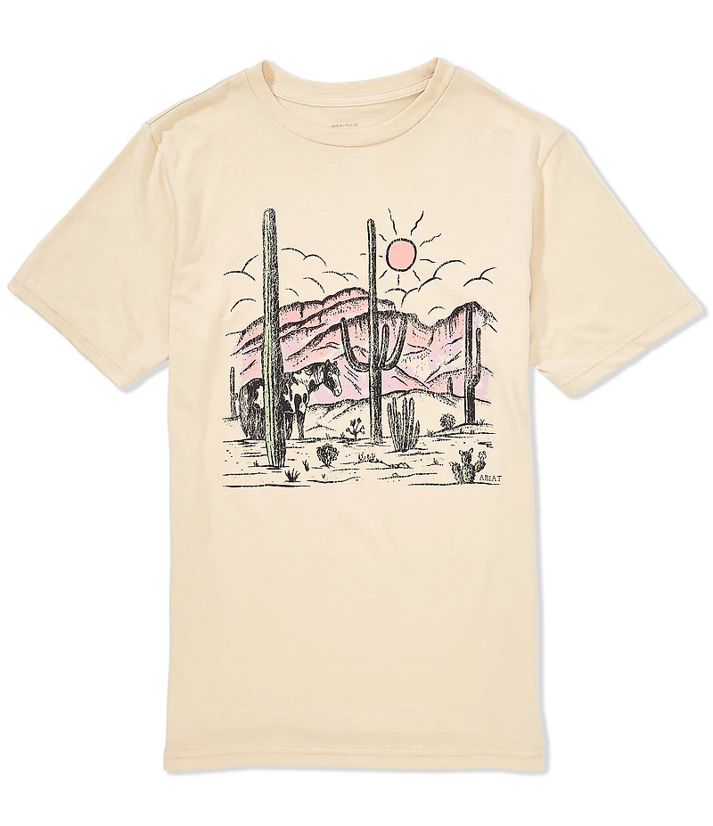 Ariat Big Girls Cactus Graphic T-Shirt