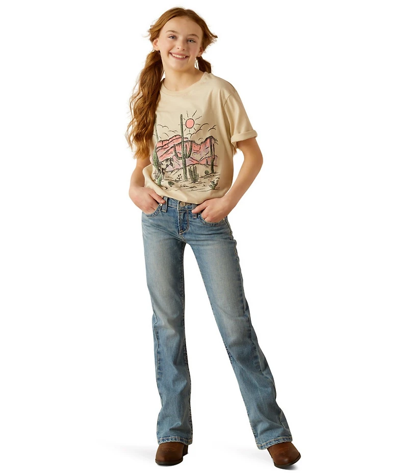 Ariat Big Girls Cactus Graphic T-Shirt