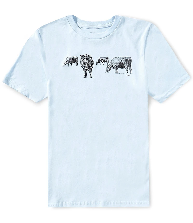 Ariat Big Girls Short-Sleeve Born To Farm T-Shirt