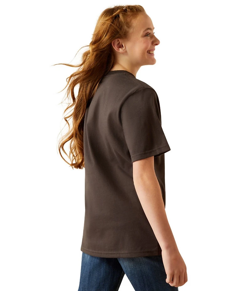 Ariat Big Girls Short-Sleeve Yee Haw T-Shirt
