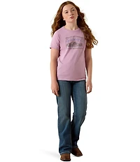 Ariat Big Girls Short-Sleeve Farm Patch T-Shirt