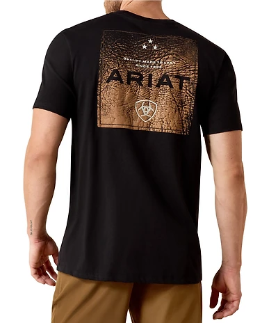 Ariat Boot Leather Patch Short Sleeve T-Shirt