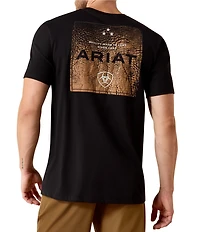 Ariat Boot Leather Patch Short Sleeve T-Shirt