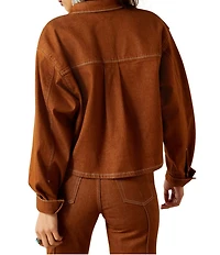 Ariat Boxy Western Cropped Boxy Denim Jacket