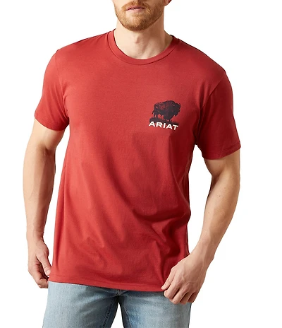 Ariat Buffalo Flag Short Sleeve T-Shirt